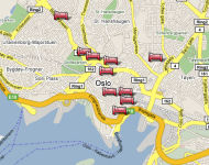 Interactive Oslo Map